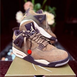 Air Jordan 4 Retro SE Craft GS 'Olive'